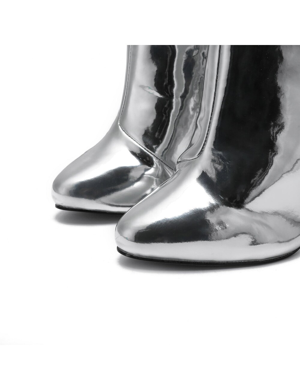 Giaro Giaro BRANDY SILVER SHINY KNEE BOOTS