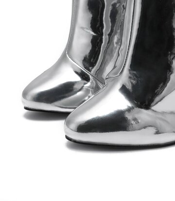 Giaro Giaro BRANDY SILBERNE GLÄNZENDE KNIESTIEFEL