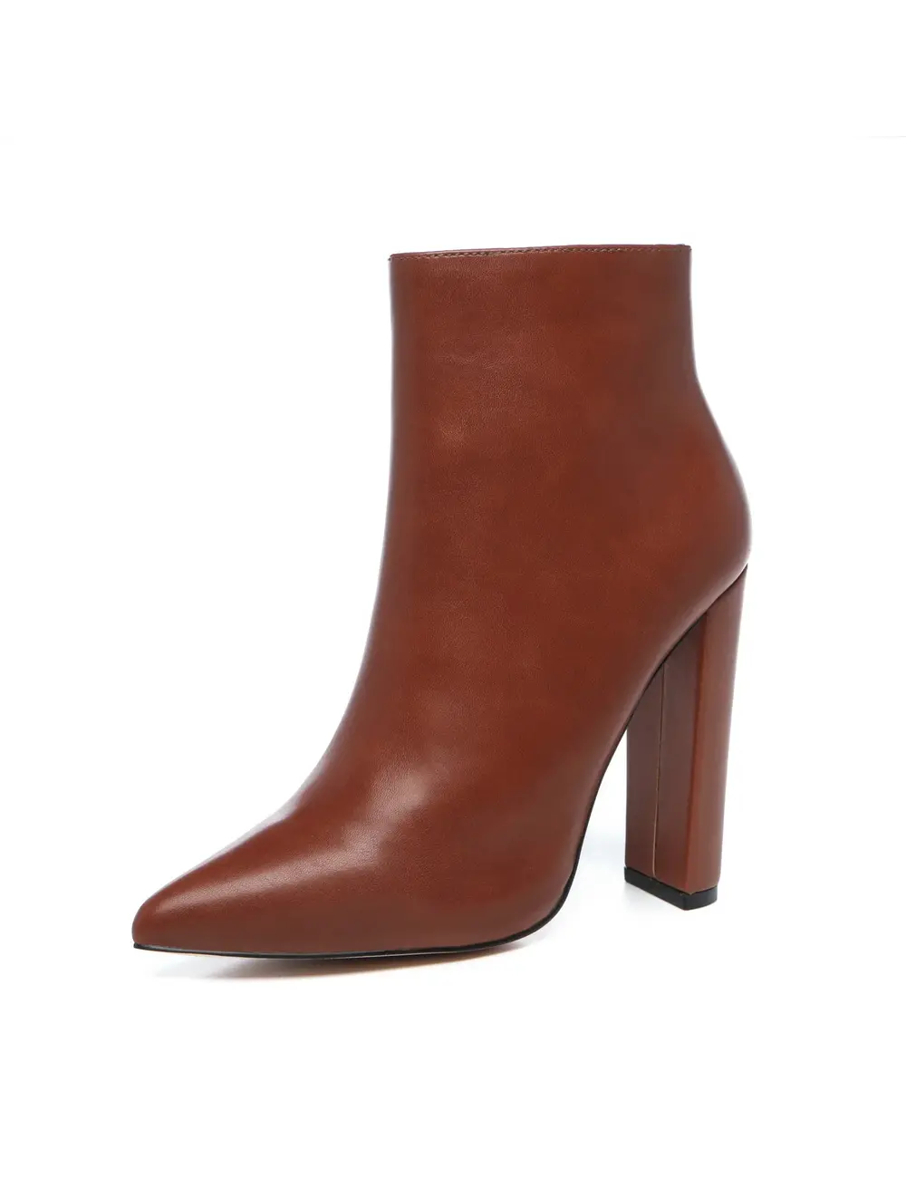 Giaro Giaro ALIA BROWN MATTE ANKLE BOOTS