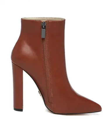 Giaro Giaro ALIA BROWN MATTE ANKLE BOOTS