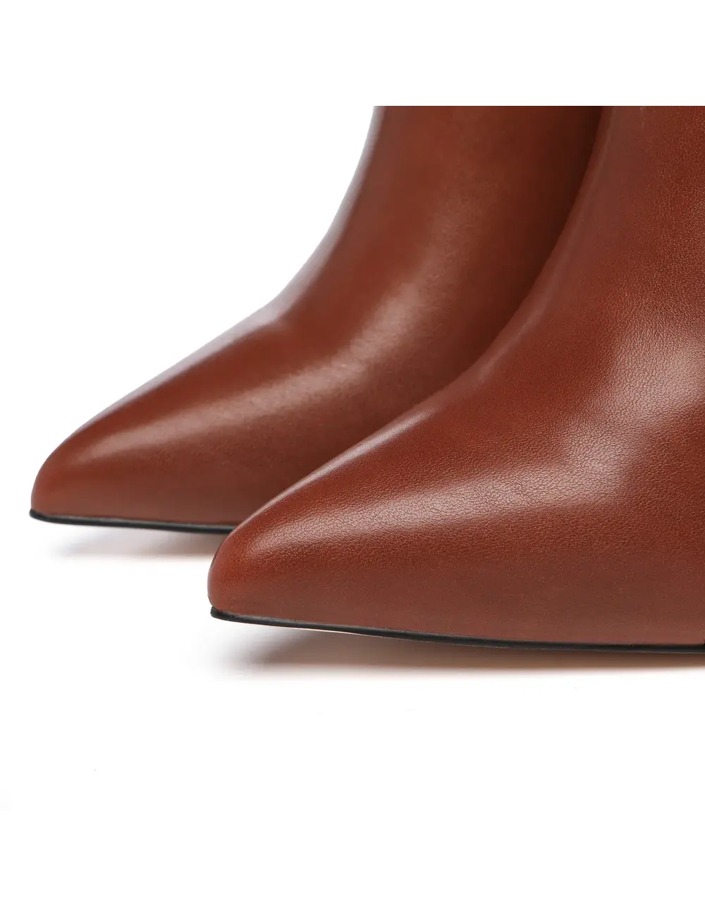 Giaro Giaro ALIA BROWN MATTE ANKLE BOOTS