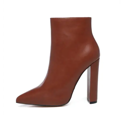 Giaro ALIA BROWN MATTE ANKLE BOOTS
