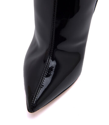 Sanctum Shoes High Italian crotch boots JULIETTE with stiletto heels in genuine patent leather