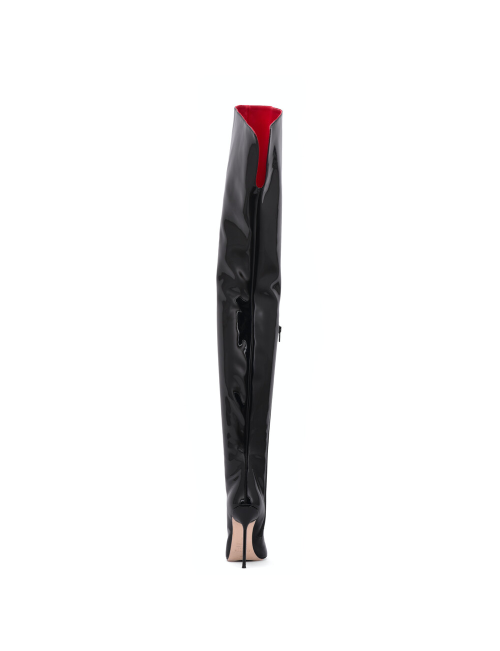 Sanctum Shoes Hohe italienische Schrittstiefel JULIETTE mit Stiletto-Absatz aus echtem Lackleder