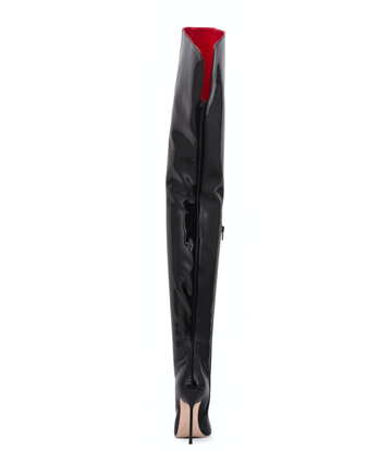 Sanctum High Italian crotch boots JULIETTE with stiletto heels in genuine patent leather