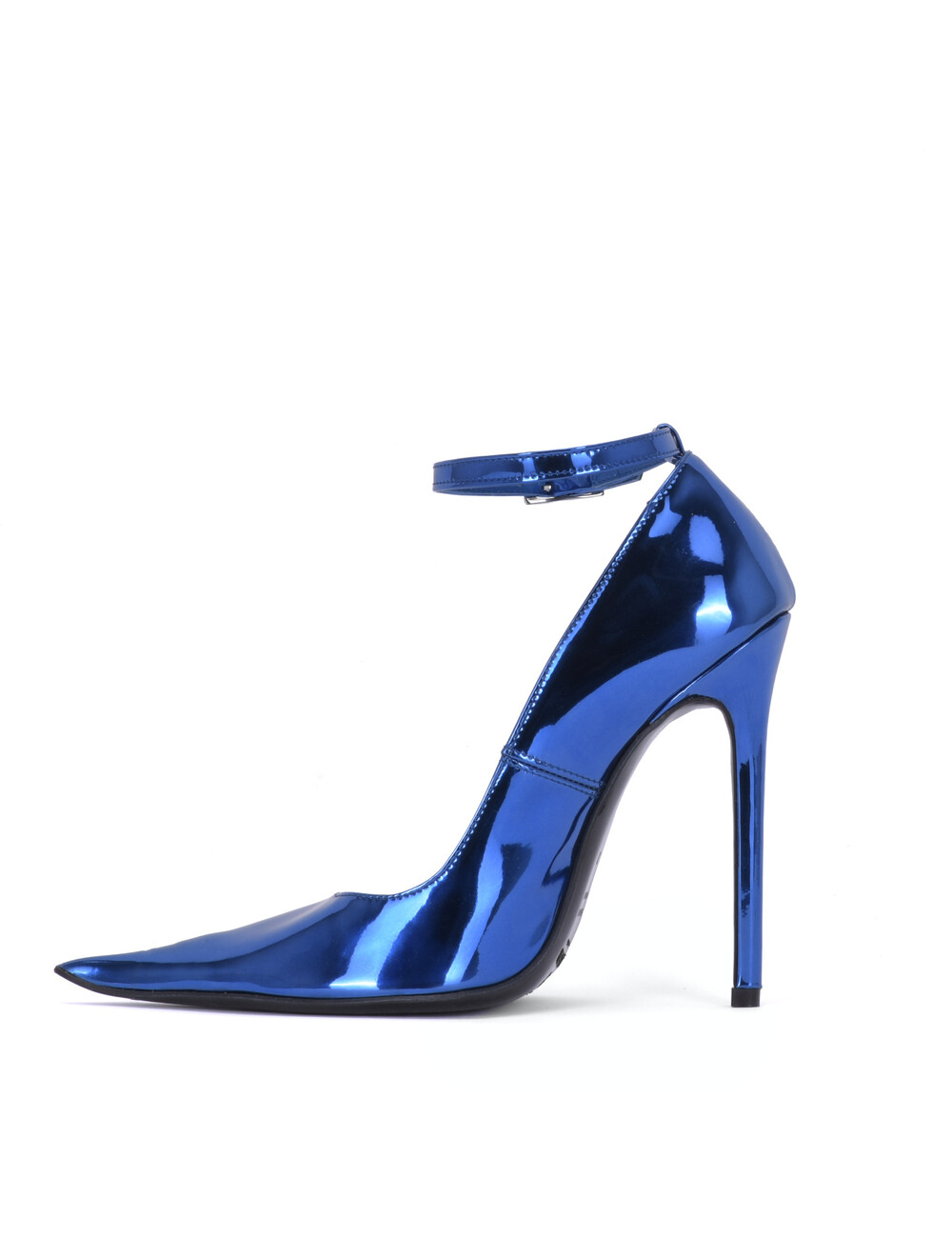 Sanctum Shoes Sanctum ANNE EXTREME SPITZE PUMPS MIT RIEMCHEN METALLISCH BLAU