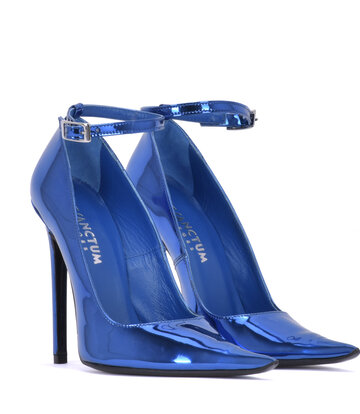 Sanctum Sanctum ANNE EXTREME POINTY PUMPS WITH STRAP ELECTRIC BLUE