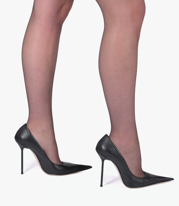 Sanctum Shoes CRUELLA EXTREME POINTY PUMPS BLACK NAPPA