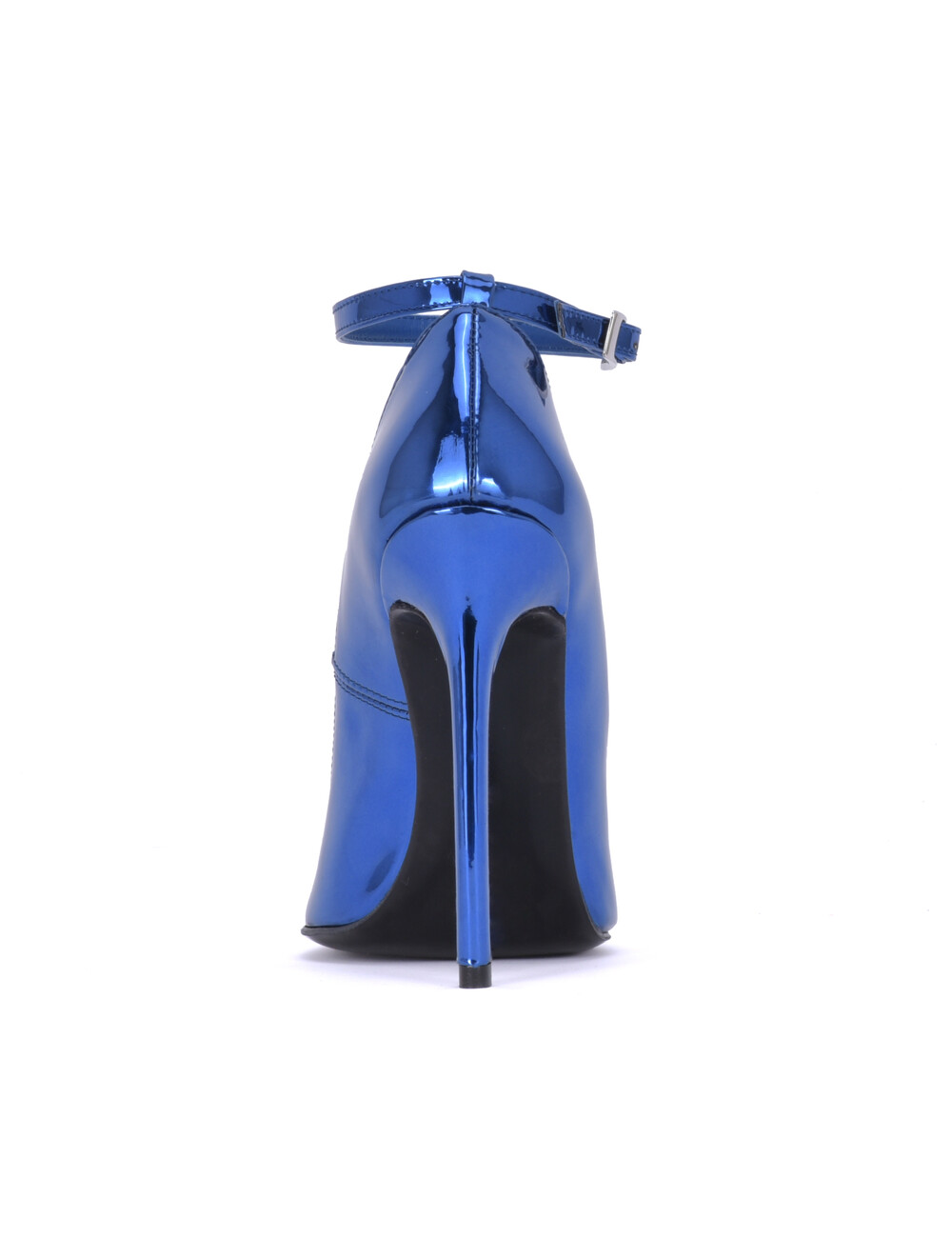 Sanctum Shoes Sanctum ANNE EXTREME PUNTIGE PUMPS MET BANDJE METALLIC BLAUW
