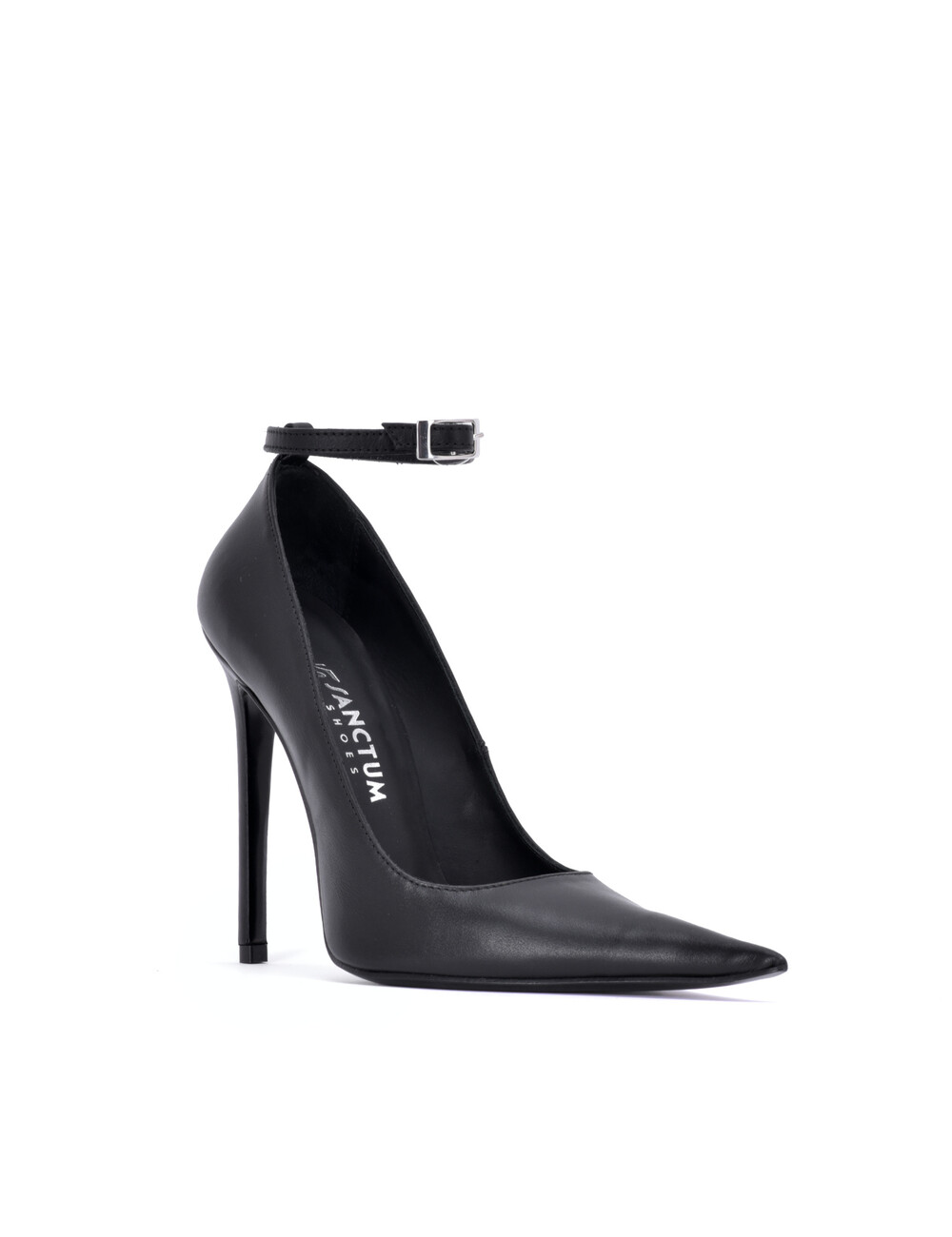 Sanctum Sanctum ANNE EXTREME POINTY PUMPS WITH STRAP BLACK NAPPA