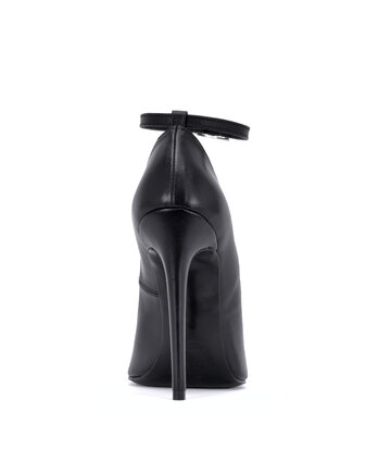 Sanctum Sanctum ANNE EXTREME POINTY PUMPS WITH STRAP BLACK NAPPA