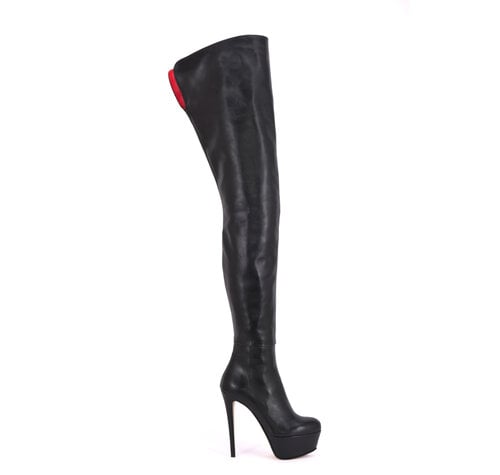 Sanctum Shoes ISIS CROTCH BOOTS BLACK NAPPA