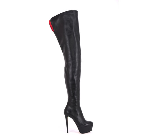 Sanctum Shoes ISIS  LIESLAARZEN  ZWART NAPPA