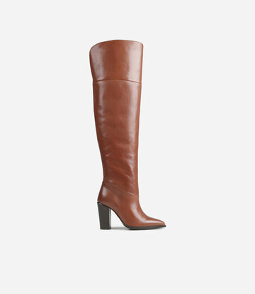 BRONX Shoes BRONX NEW- AMERICANA OVERKNEE BOOTS CHESTNUT