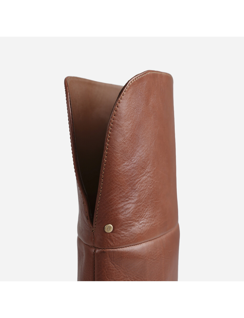 BRONX Shoes BRONX NEW-AMERICANA OVERKNEE LAARZEN CHESTNUT