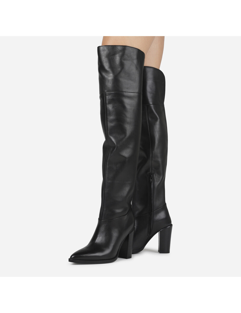 BRONX Shoes BRONX NEW- AMERICANA OVERKNEE BOOTS BLACK