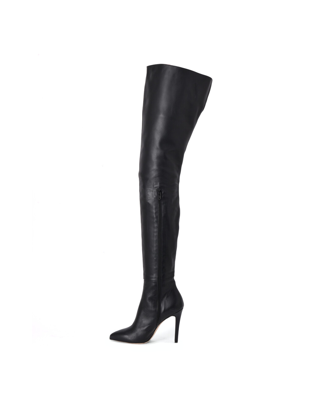 Sanctum High Italian crotch boots VESTA with 10cm stiletto heels in genuine leather