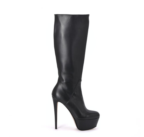 Sanctum Shoes ISIS KNEE BOOTS BLACK NAPPA
