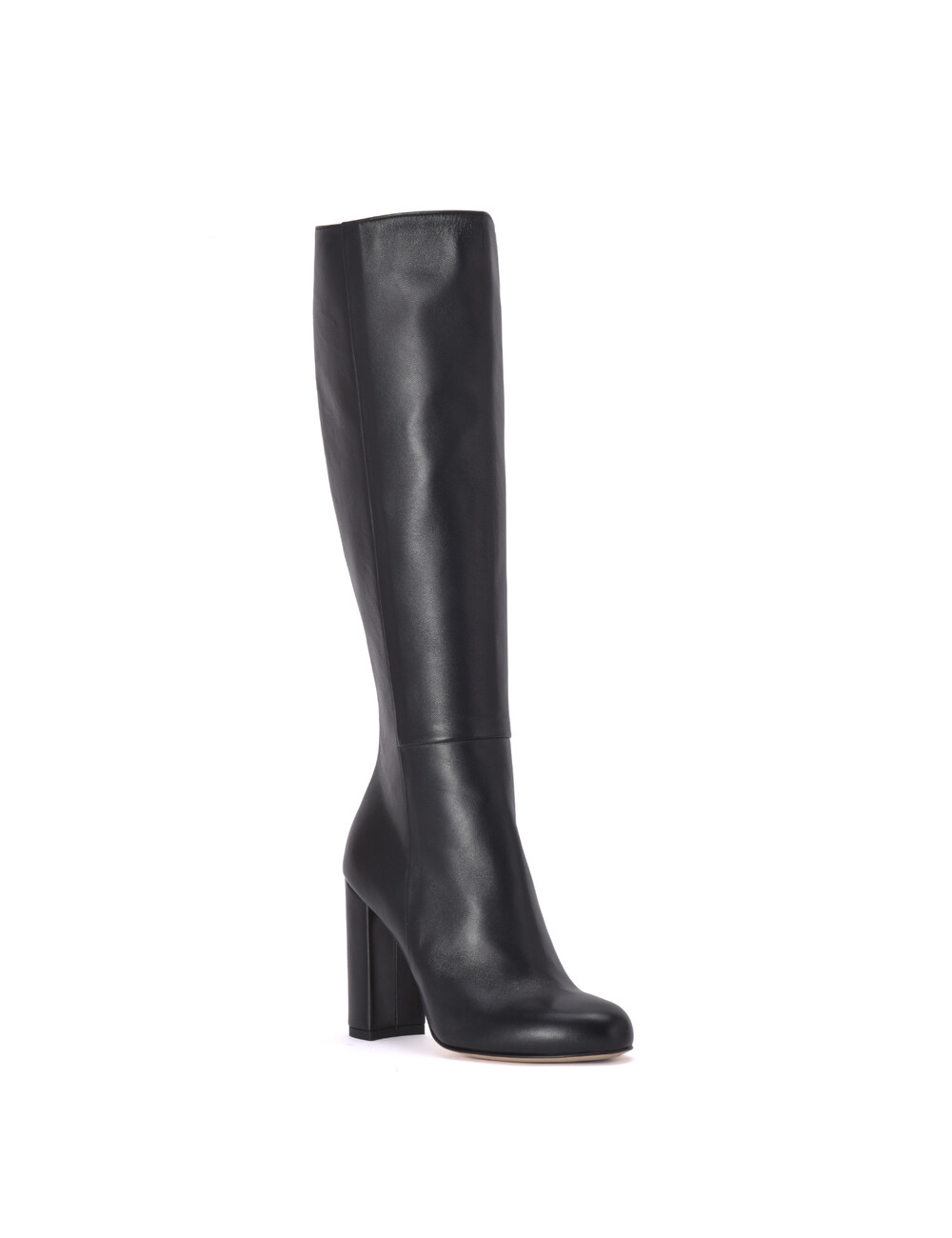 Sanctum Shoes High Italian knee boots BLOSSOM with 10cm chunky heels in genuine leather