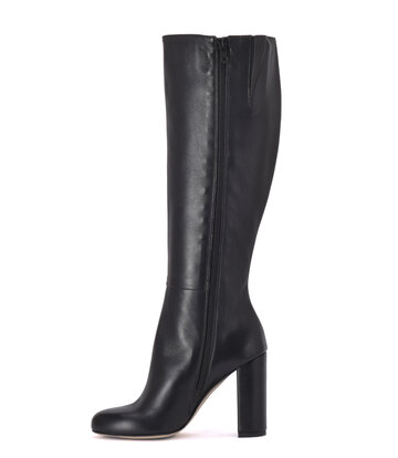 Sanctum High Italian knee boots BLOSSOM with 10cm chunky heels in genuine leather