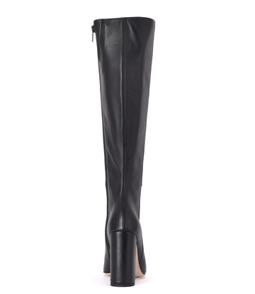 Sanctum High Italian knee boots BLOSSOM with 10cm chunky heels in genuine leather