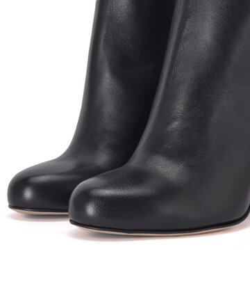 Sanctum Hohe italienische Kniestiefel BLOSSOM mit 10 cm Blockabsatz aus echtem Leder