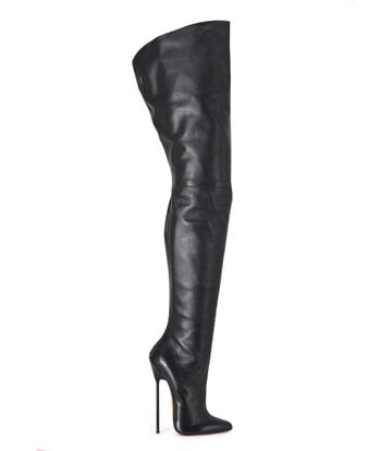 Sanctum Shoes Sanctum VICTORIA CROTCH BOOTS BLACK NAPPA