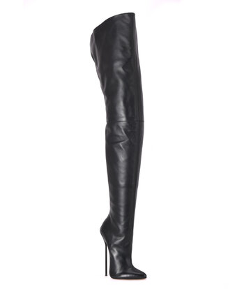 Sanctum Shoes Sanctum VICTORIA CROTCH BOOTS BLACK NAPPA