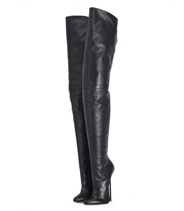 Sanctum Shoes Sanctum VICTORIA CROTCH BOOTS BLACK NAPPA