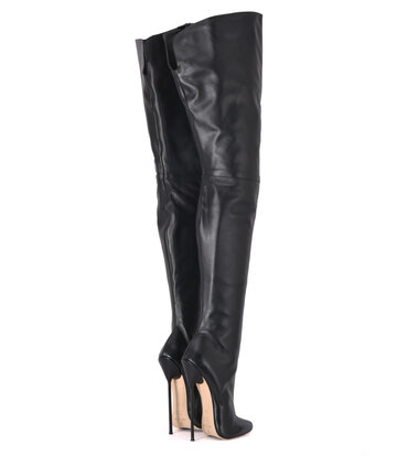 Sanctum Shoes Sanctum VICTORIA Schrittstiefel aus schwarzem Nappaleder
