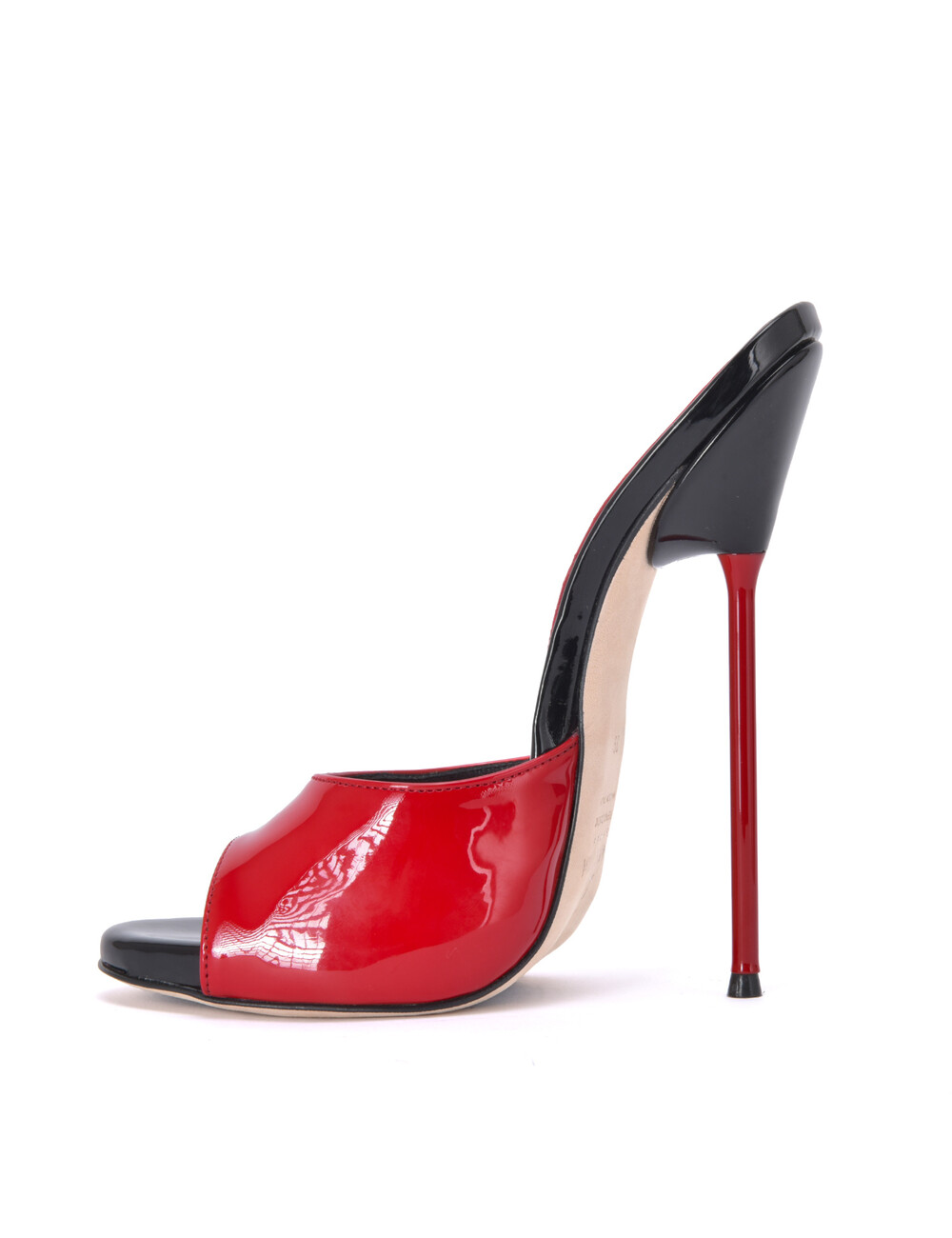 Sanctum Extreme high Italian mules MAIA with metal needle heels