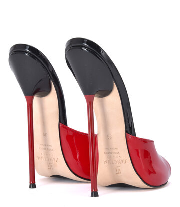 Sanctum Extreme high Italian mules MAIA with metal needle heels