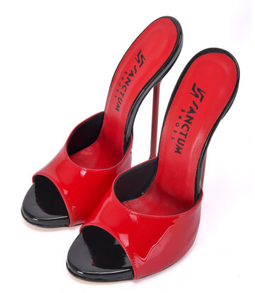 Sanctum Extreme high Italian mules MAIA with metal needle heels