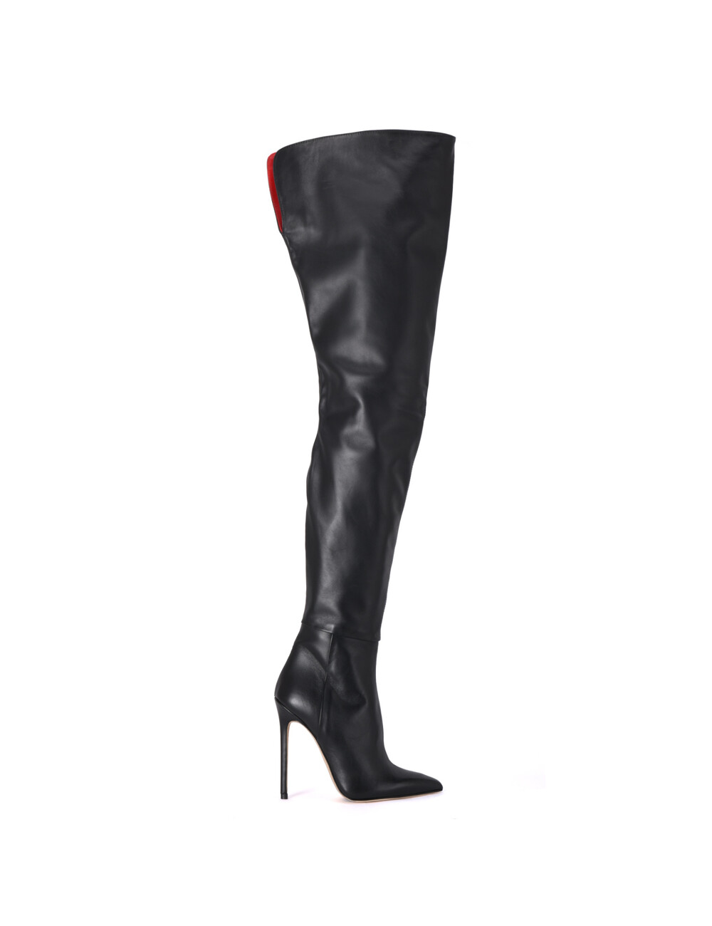 Sanctum Shoes High Italian crotch boots VESTA with stiletto heels in genuine leather
