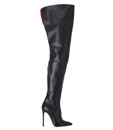 Sanctum Shoes High Italian crotch boots VESTA with stiletto heels in genuine leather