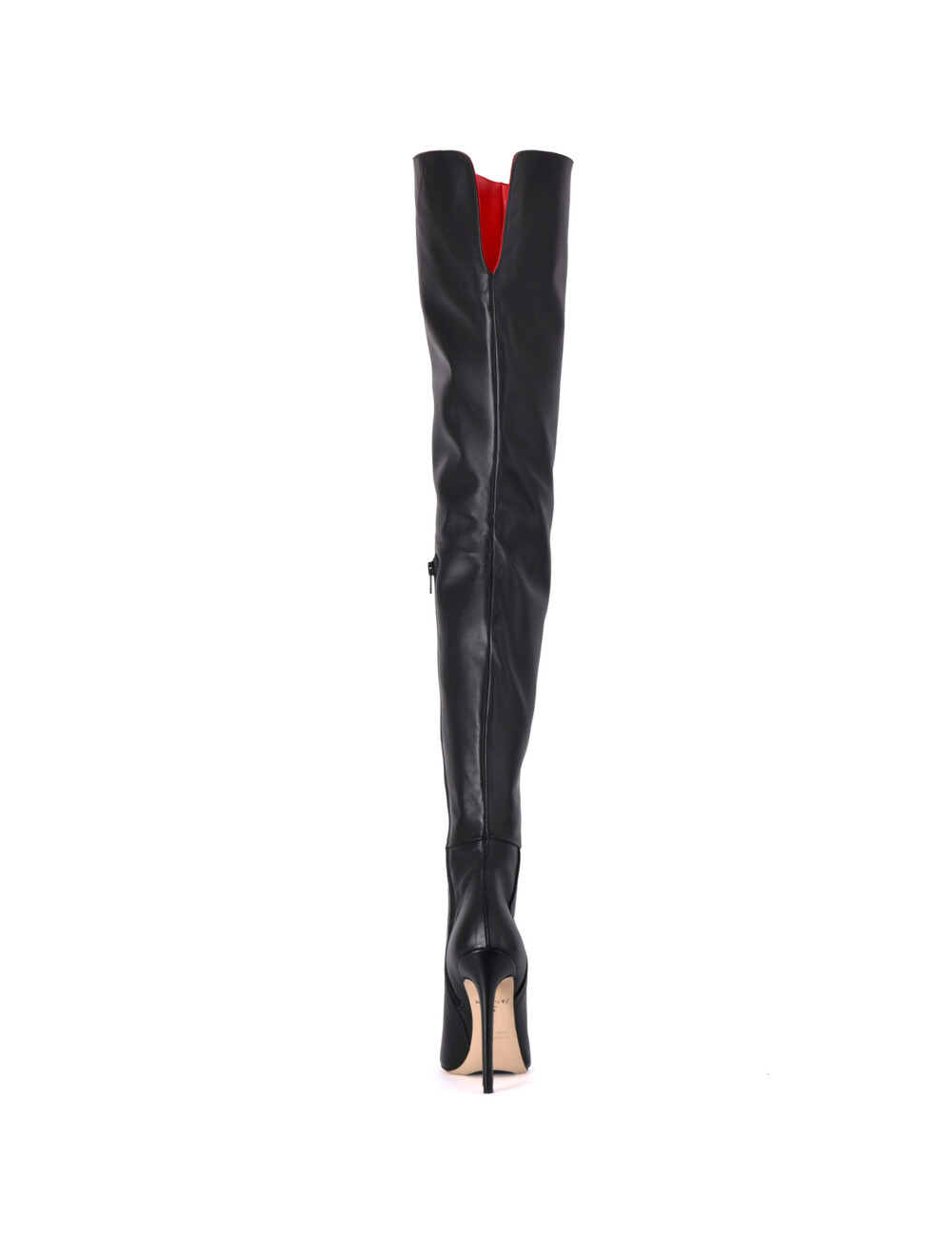 Sanctum Shoes Extra hohe italienische Schritt-Stiefel VESTA mit Stilettoabsatz aus echtem Leder