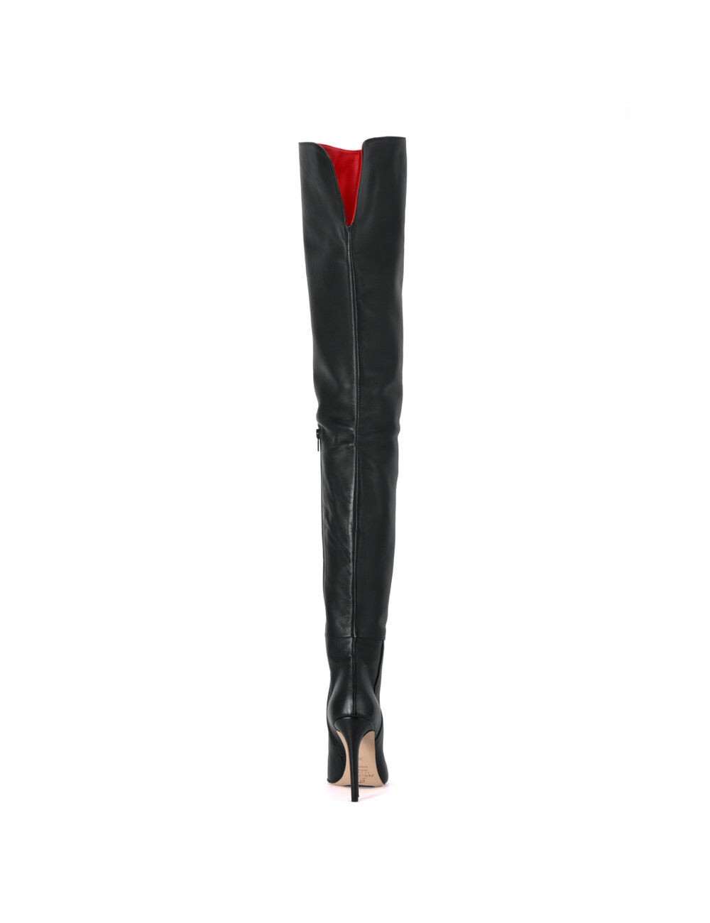 Sanctum Shoes Extra hoge Italiaanse lieslaarzen VESTA met 10cm naaldhakken in echt leer