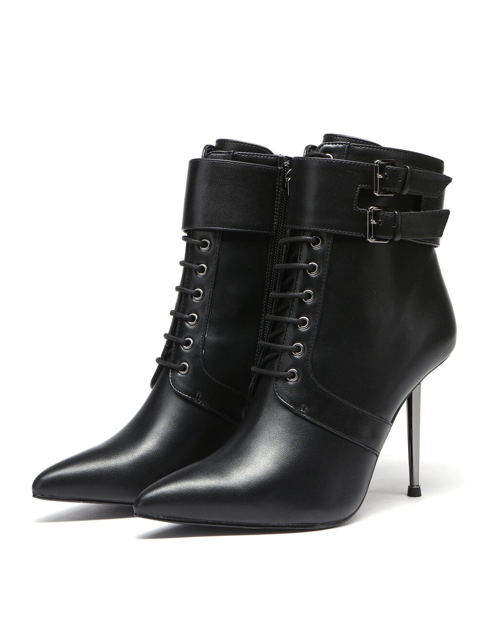 Giaro Giaro LESSORA BLACK MATTE ANKLE BOOTS