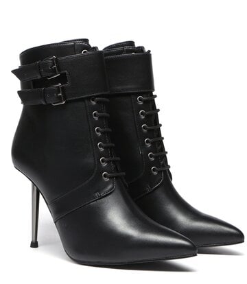 Giaro Giaro LESSORA BLACK MATTE ANKLE BOOTS