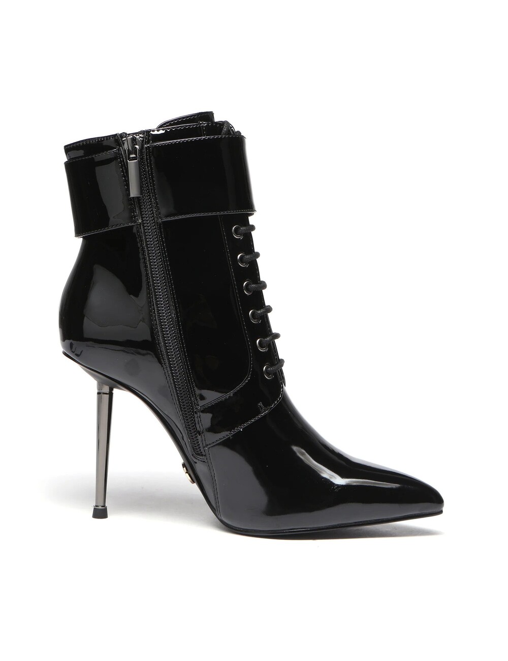 Giaro Giaro LESSORA BLACK SHINY ANKLE BOOTS