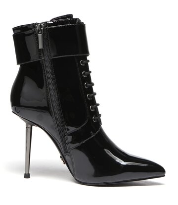 Giaro Giaro LESSORA SCHWARZE GLANZEND STIEFELETTEN