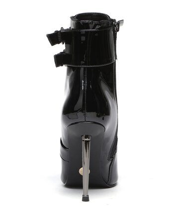 Giaro Giaro LESSORA BLACK SHINY ANKLE BOOTS
