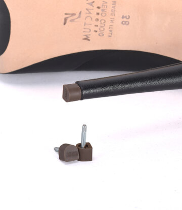 | Sanctum Shoes PLASTIC HAKTIPS KOFFIE KLEUR