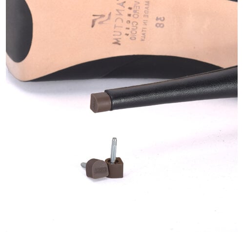 | PLASTIC HAKTIPS KOFFIE KLEUR