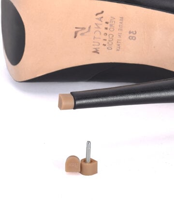 Sanctum Sanctum Shoes PLASTIC HEELTIPS  CARAMEL COLOUR