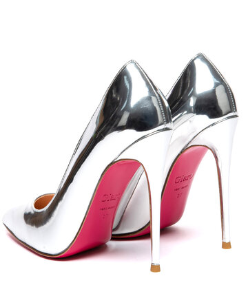 Giaro Giaro TAYA ZILVER GLANZENDE PUMPS