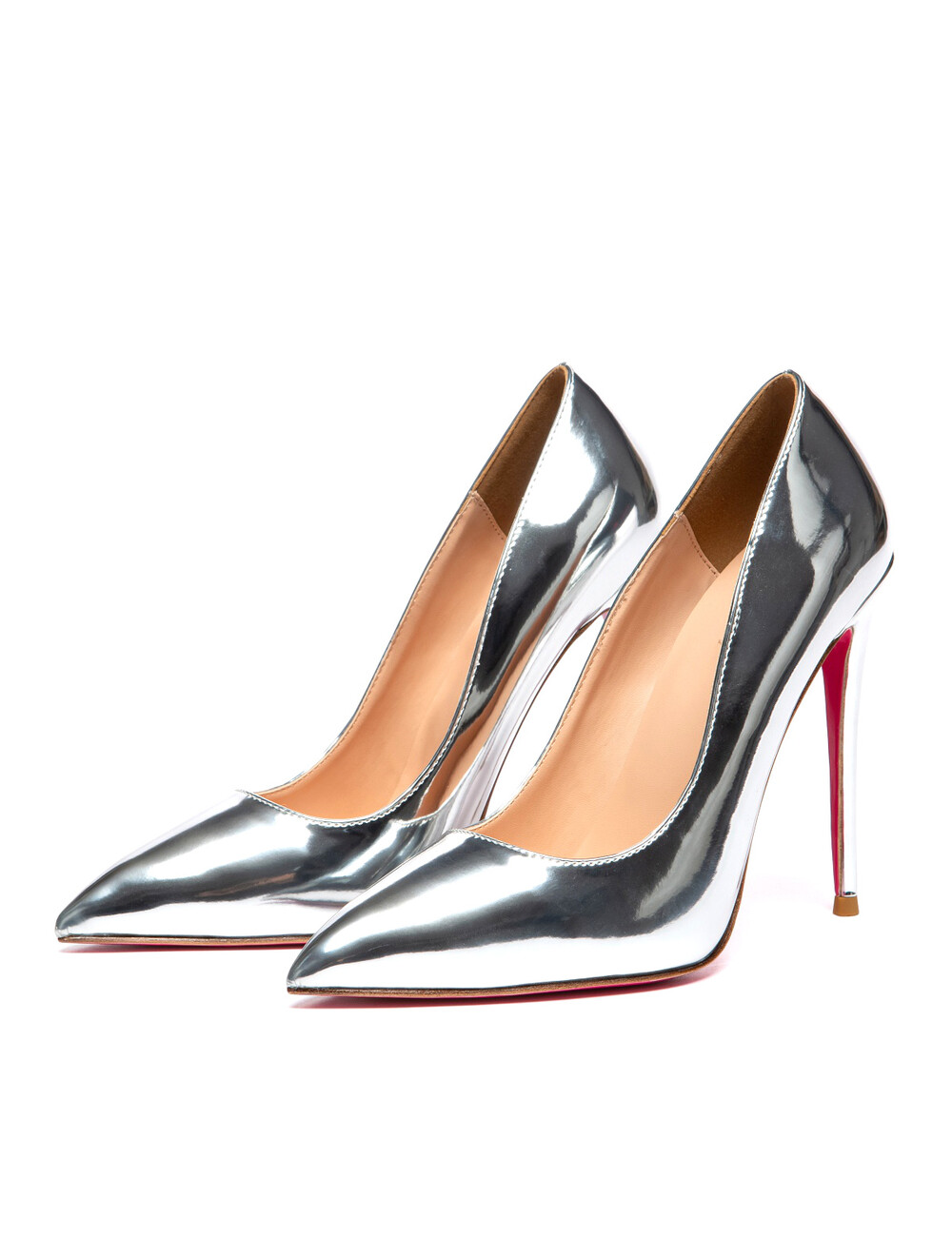 Giaro Giaro TAYA ZILVER GLANZENDE PUMPS