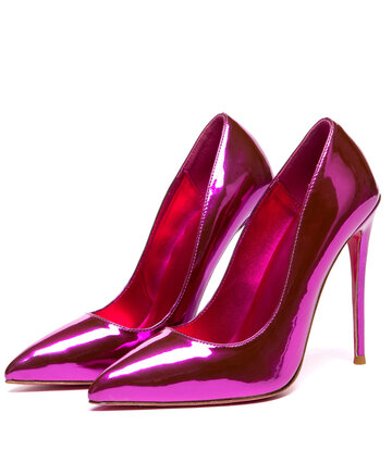 Giaro Giaro TAYA FUCHSIA METALLIC PUMPS