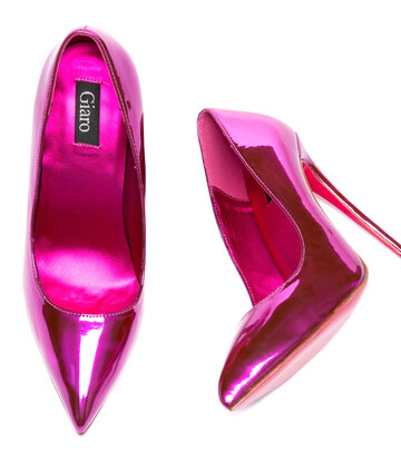 Giaro Giaro TAYA FUCHSIA METALLIC PUMPS