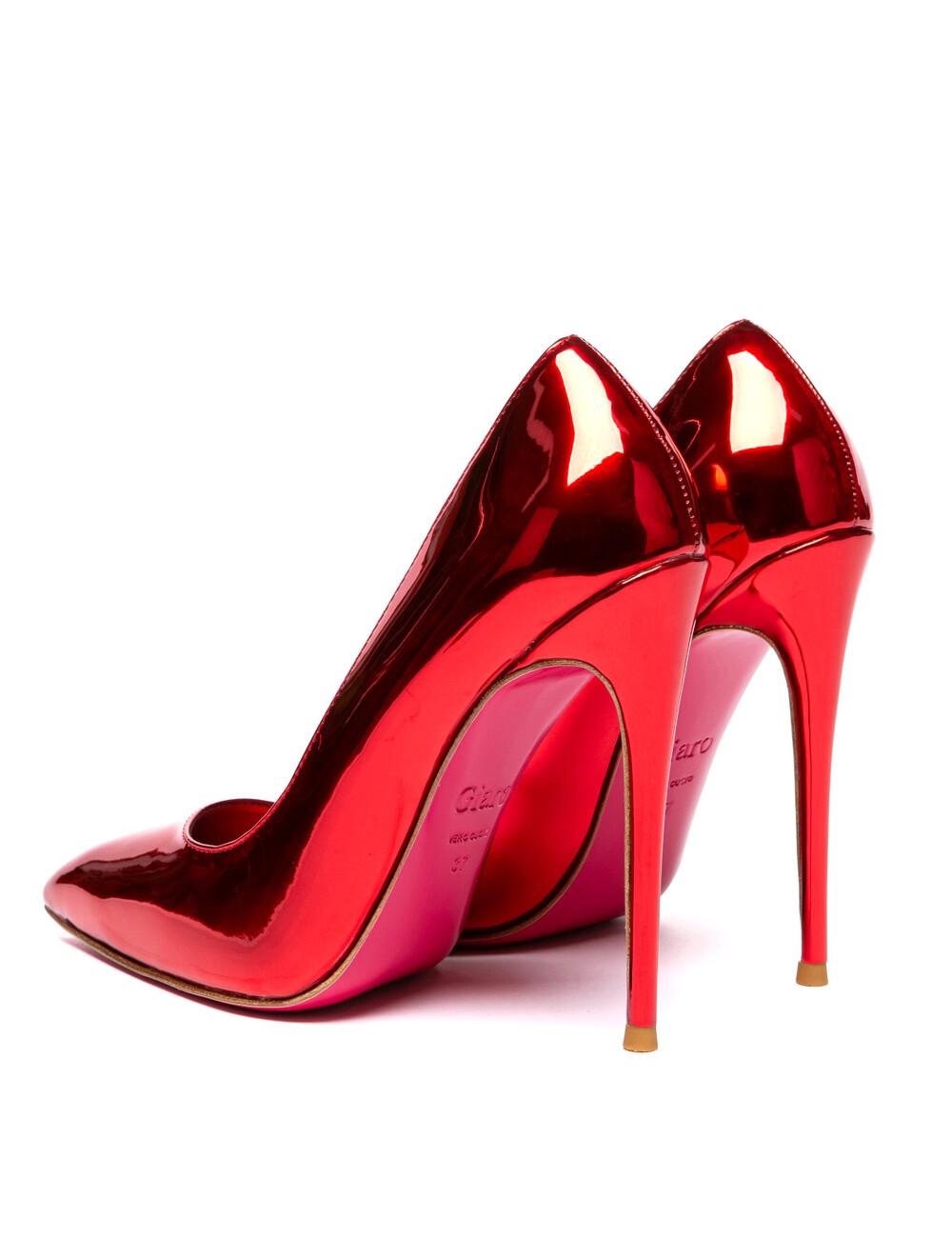 Giaro Giaro TAYA RED METALLIC PUMPS